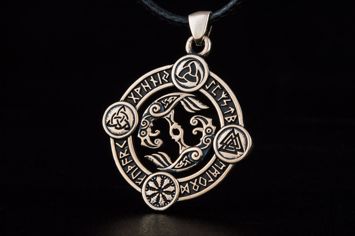 Pendentif Runique Eirik — Bronze