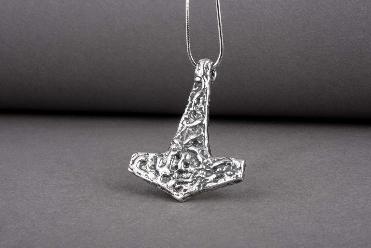 Pendentif Mjölnir Floki — Argent 925
