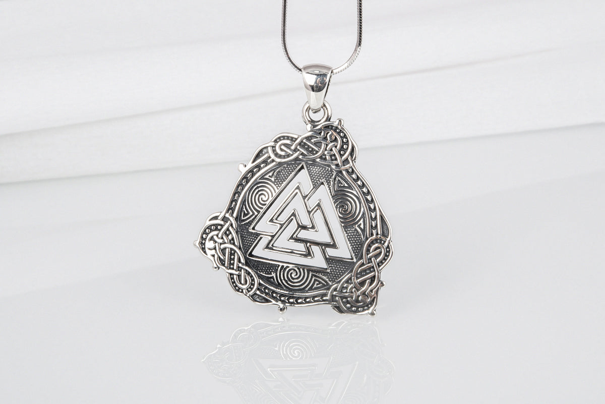 Pendentif Valknut et Ornement Ivar — Argent 925