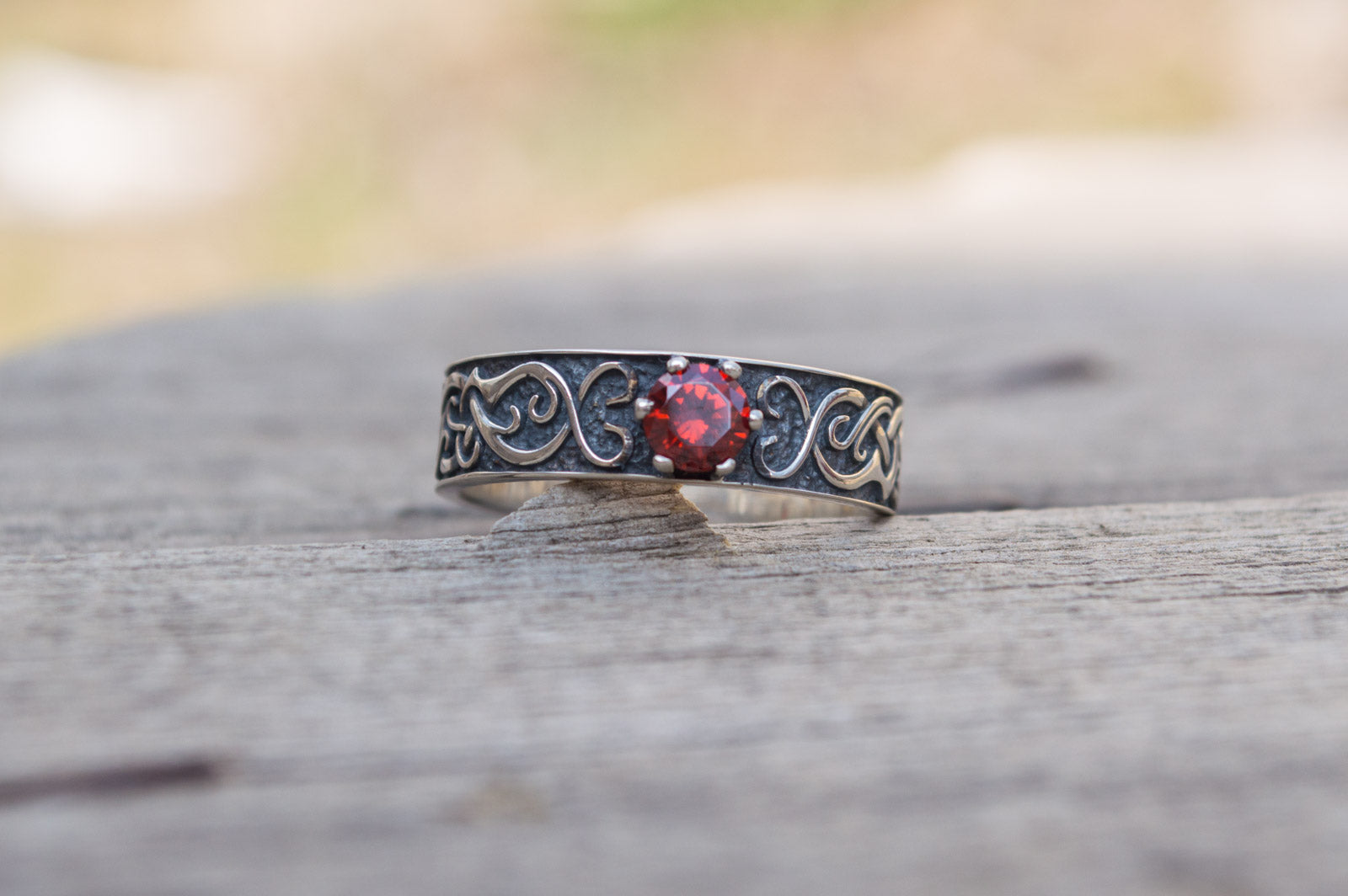 Bague Anneau Viking Harald — Argent 925