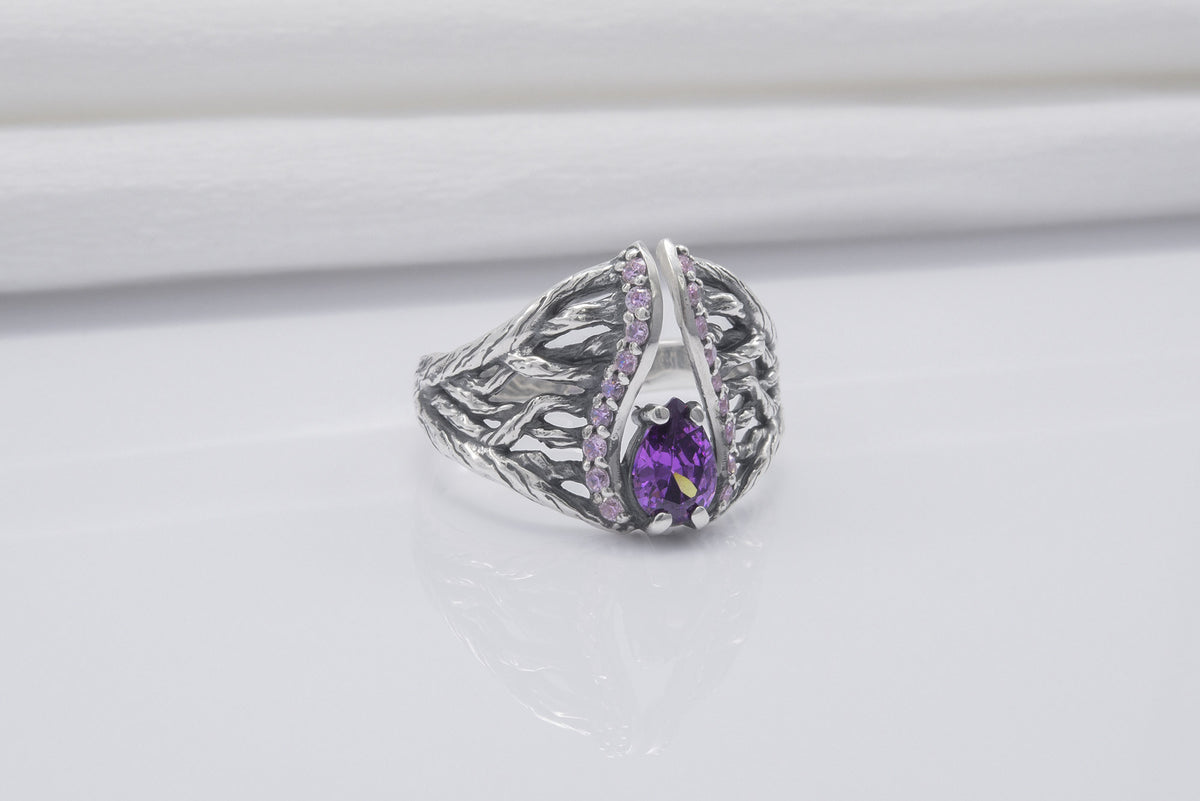 Bague Feuillage Bergthor — Argent 925