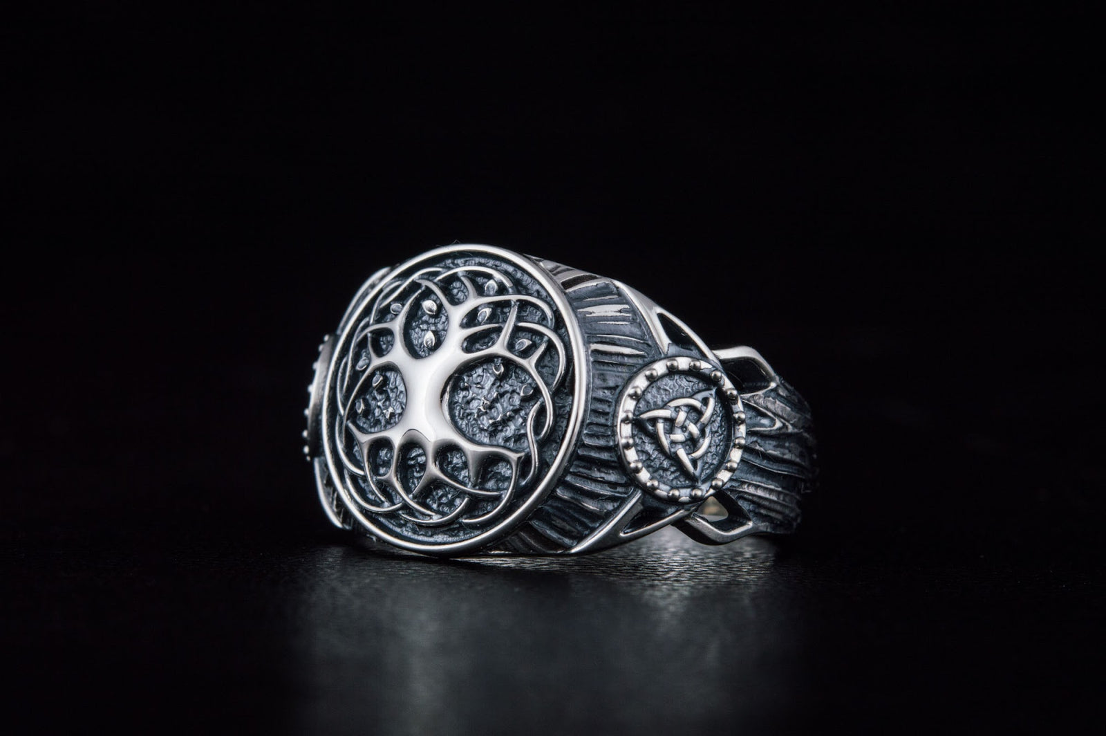 Bague Yggdrasil — Argent 925