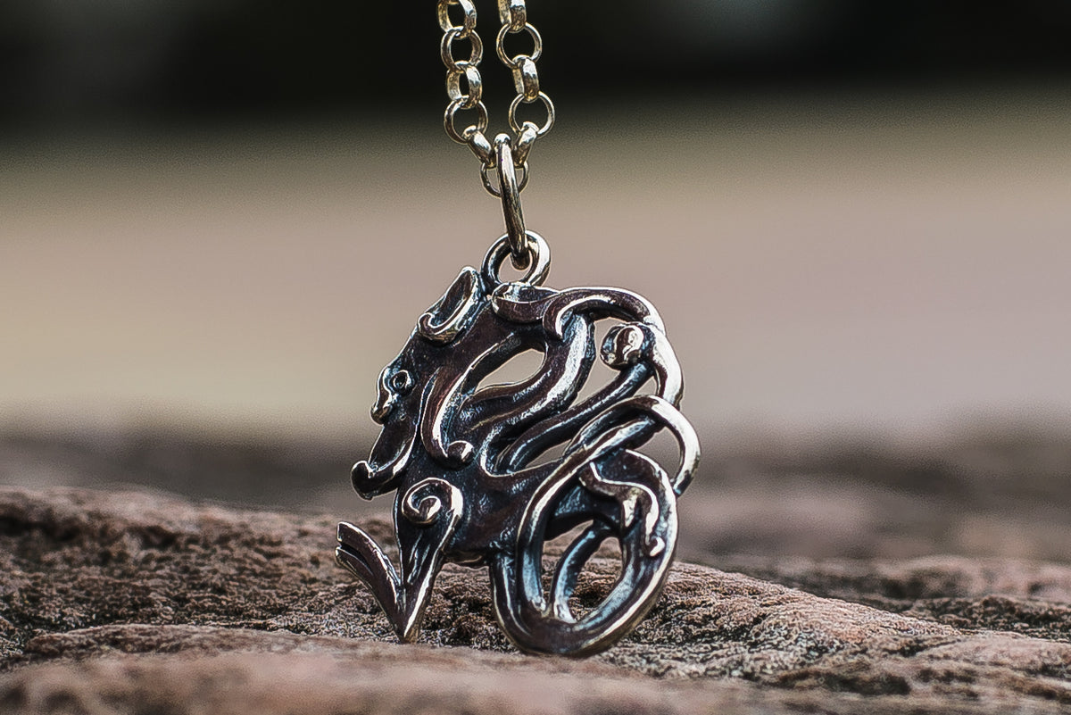 Pendentif Viking Drakkar — Argent 925