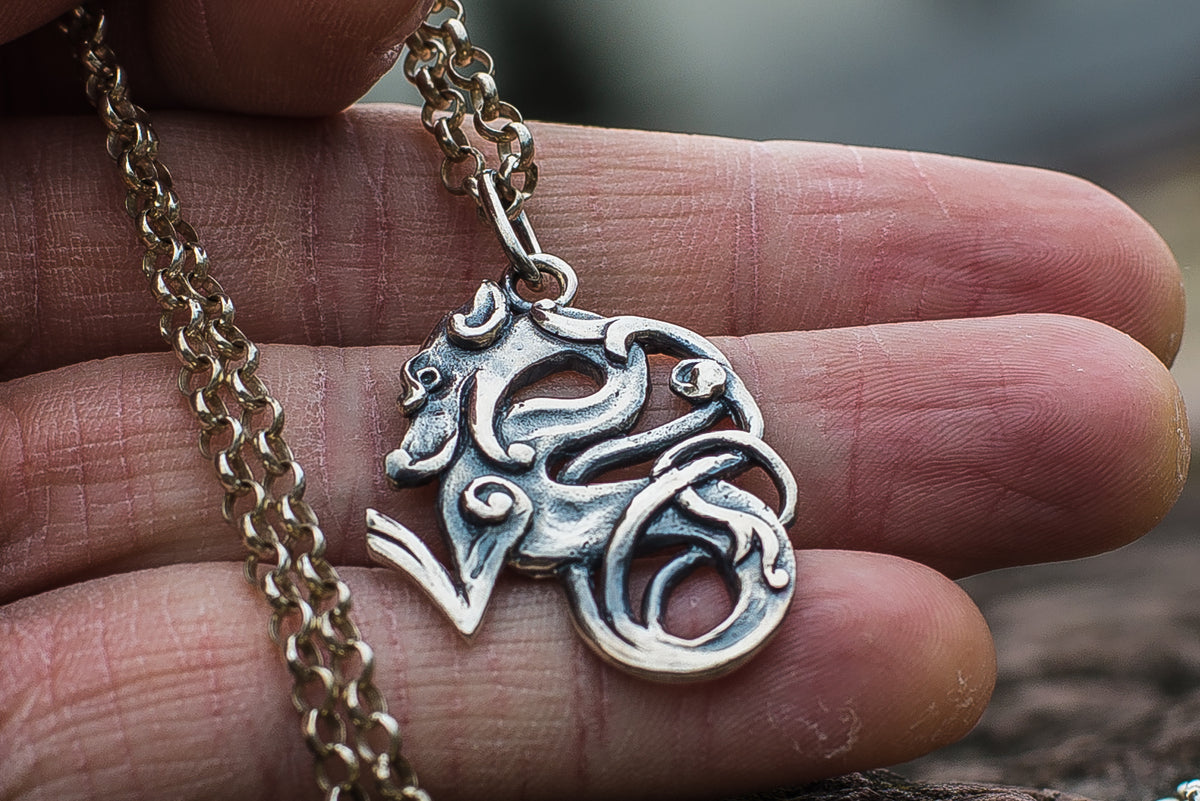 Pendentif Viking Drakkar — Argent 925