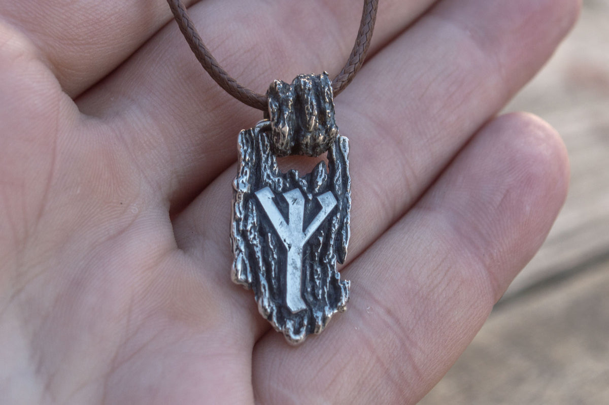 Pendentif Rune Runique — Argent 925