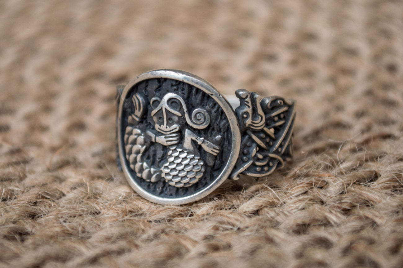 Bague Chevalière Viking Erik — Argent 925