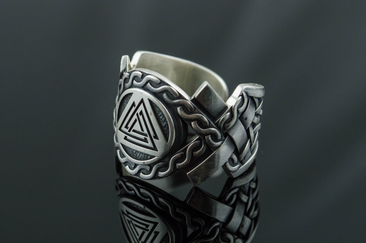 Bague Chevalière Viking Floki — Argent 925