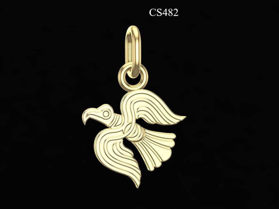 Pendentif Corbeau et Odin — Argent 925