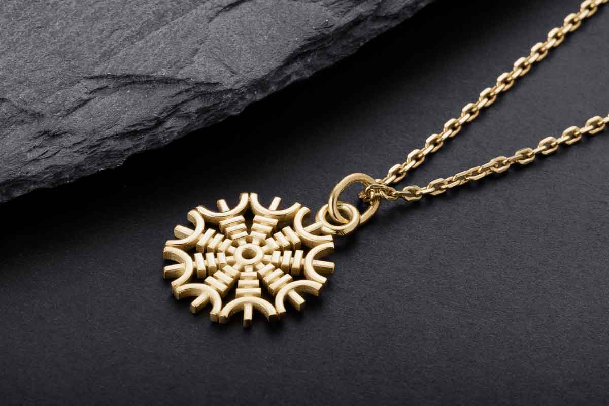 Pendentif Aegishjalmur Petit Modèle — Argent 925