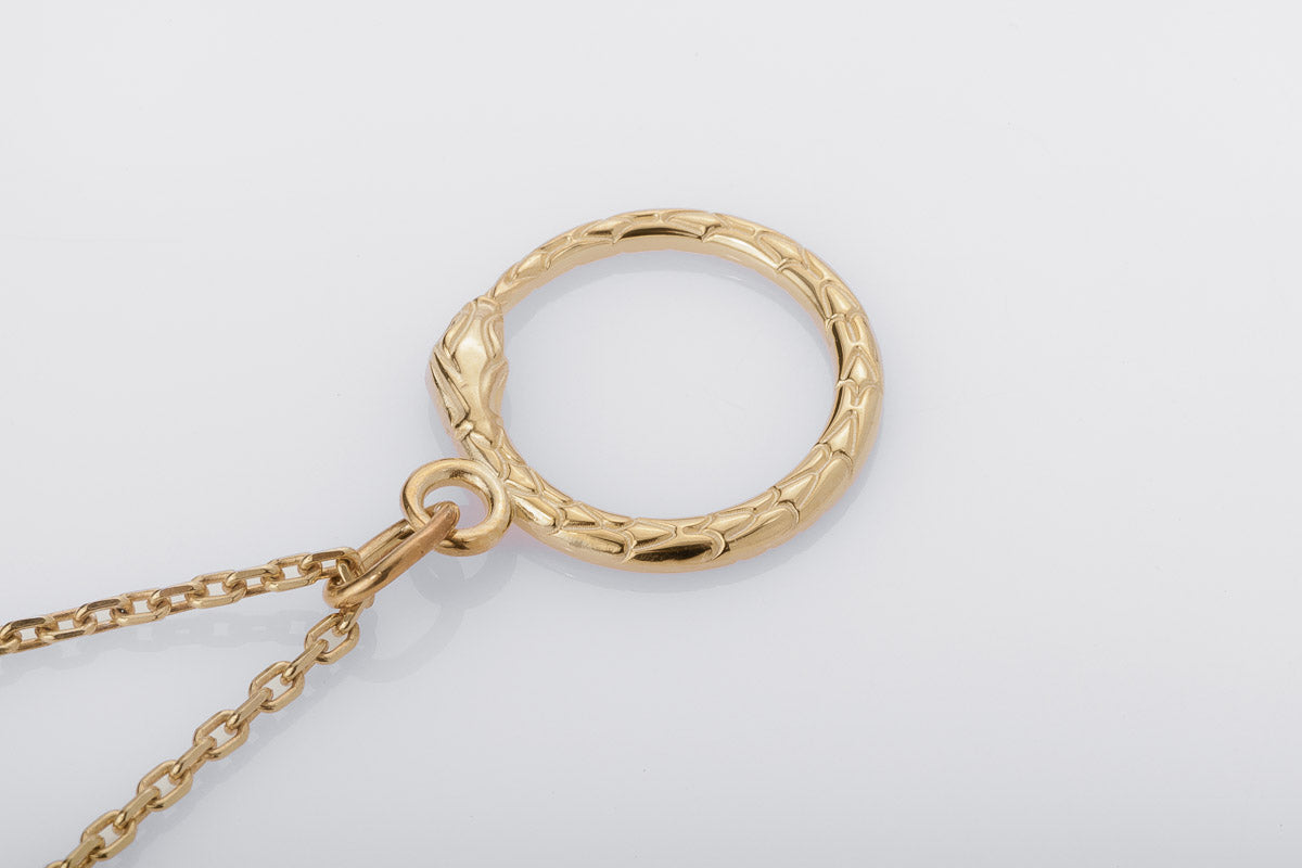 Pendentif Ouroboros Miniature — Argent 925