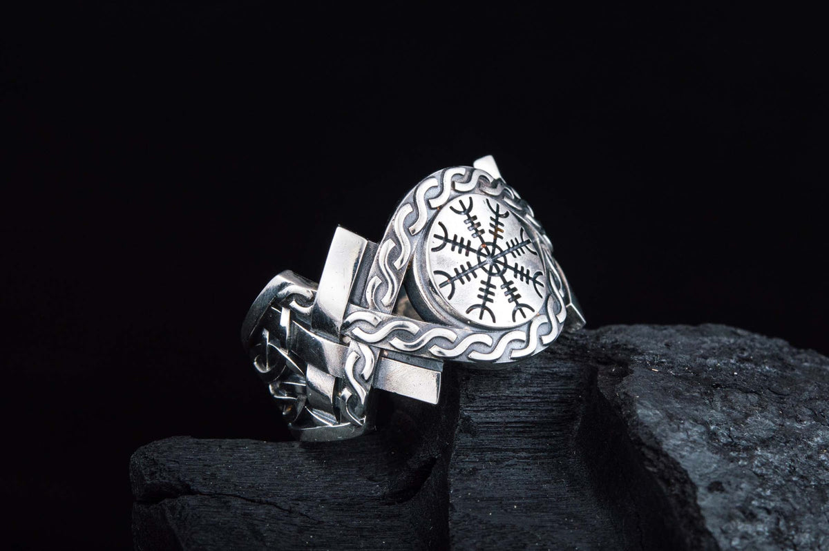 Bague Chevalière Viking Bjorn — Argent 925