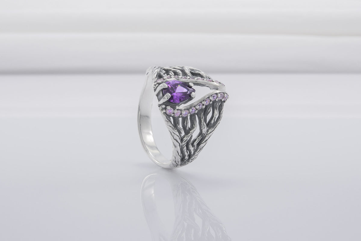 Bague Feuillage Bergthor — Argent 925