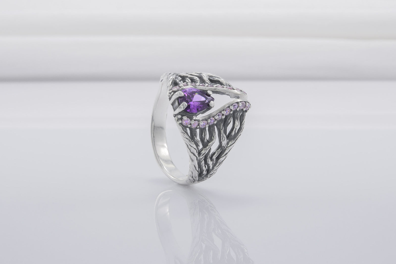 Bague Feuillage Bergthor — Argent 925