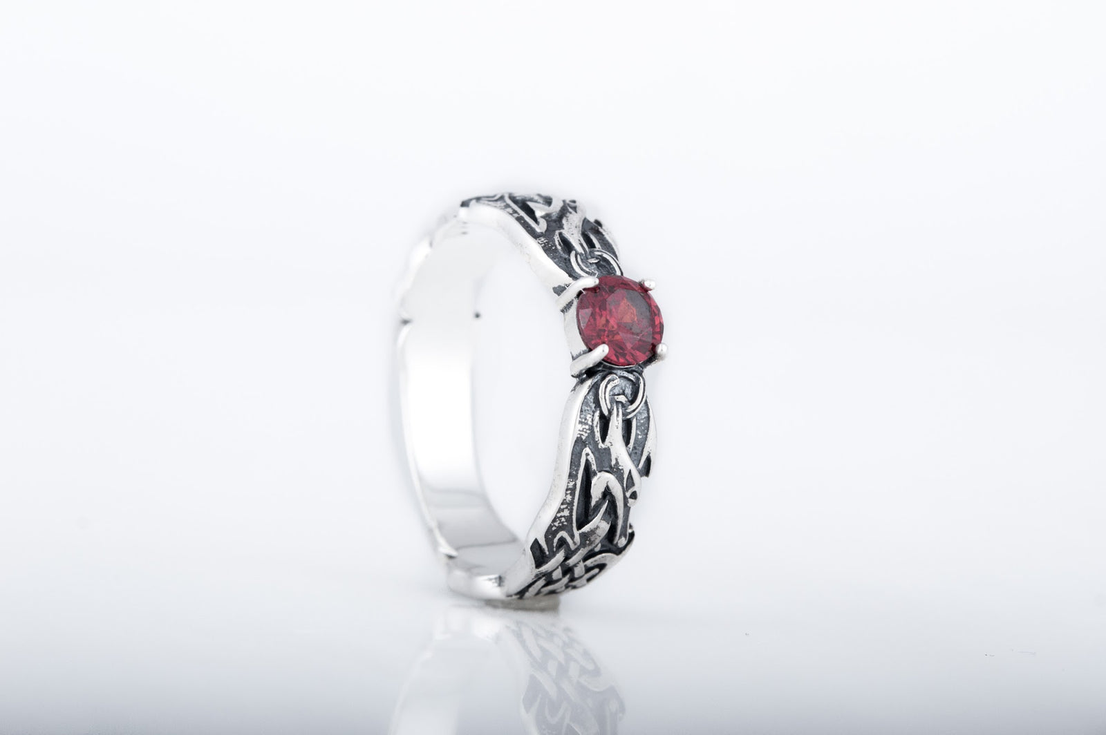 Bague Ornement Leif — Argent 925