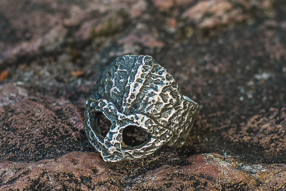 Bague Viking Casque — Argent 925