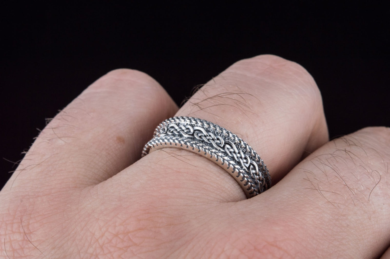 Bague Ornement Gunnar — Argent 925