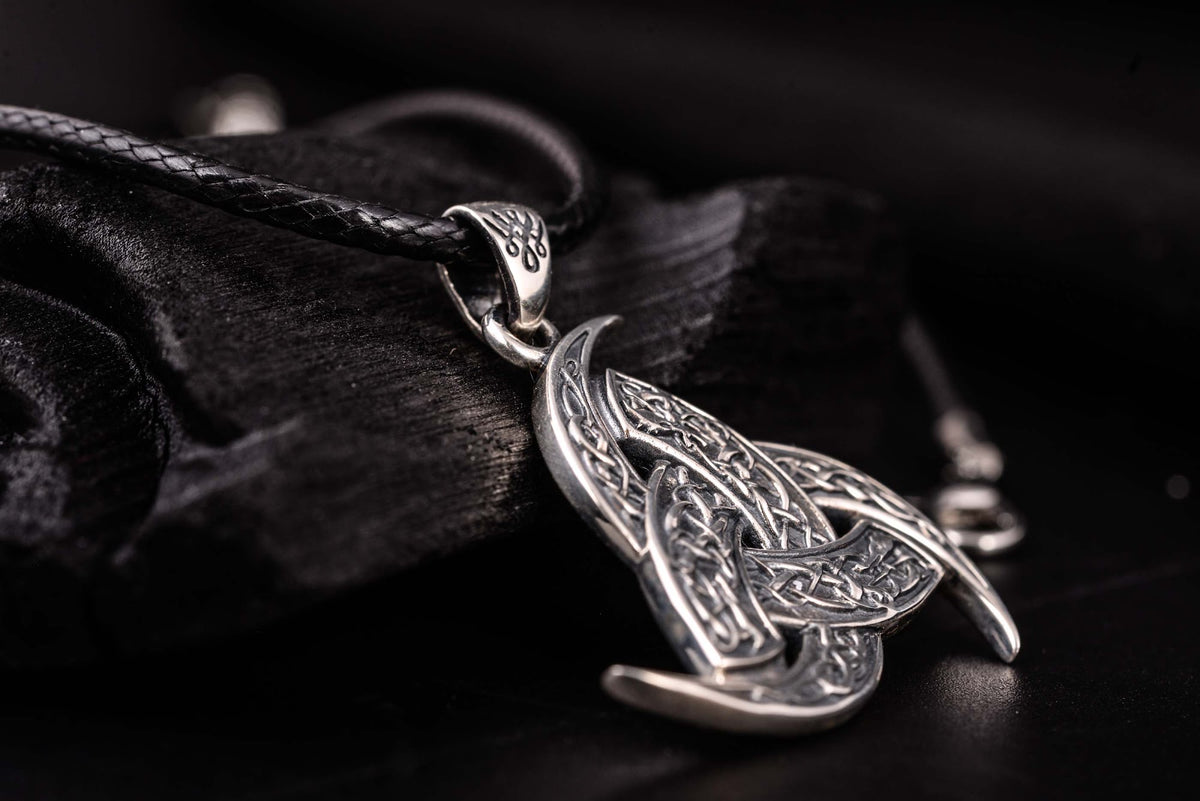 Pendentif Odin Viking — Argent 925