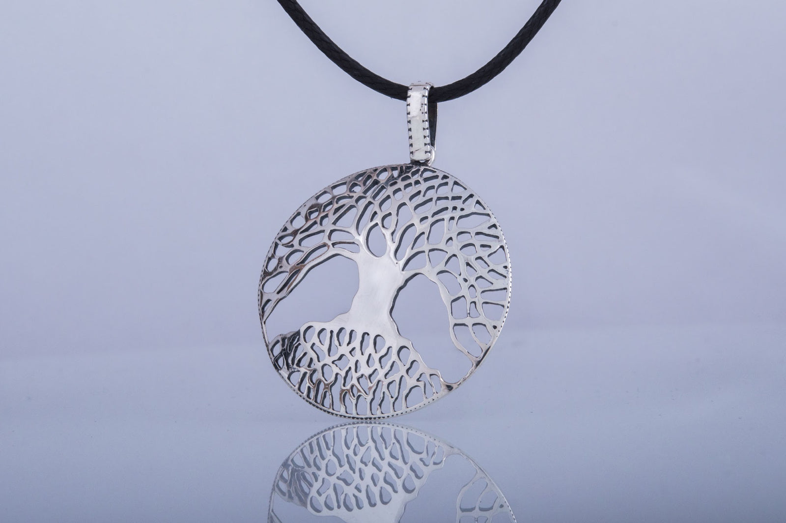 Pendentif Yggdrasil et Arbre Viking — Argent 925