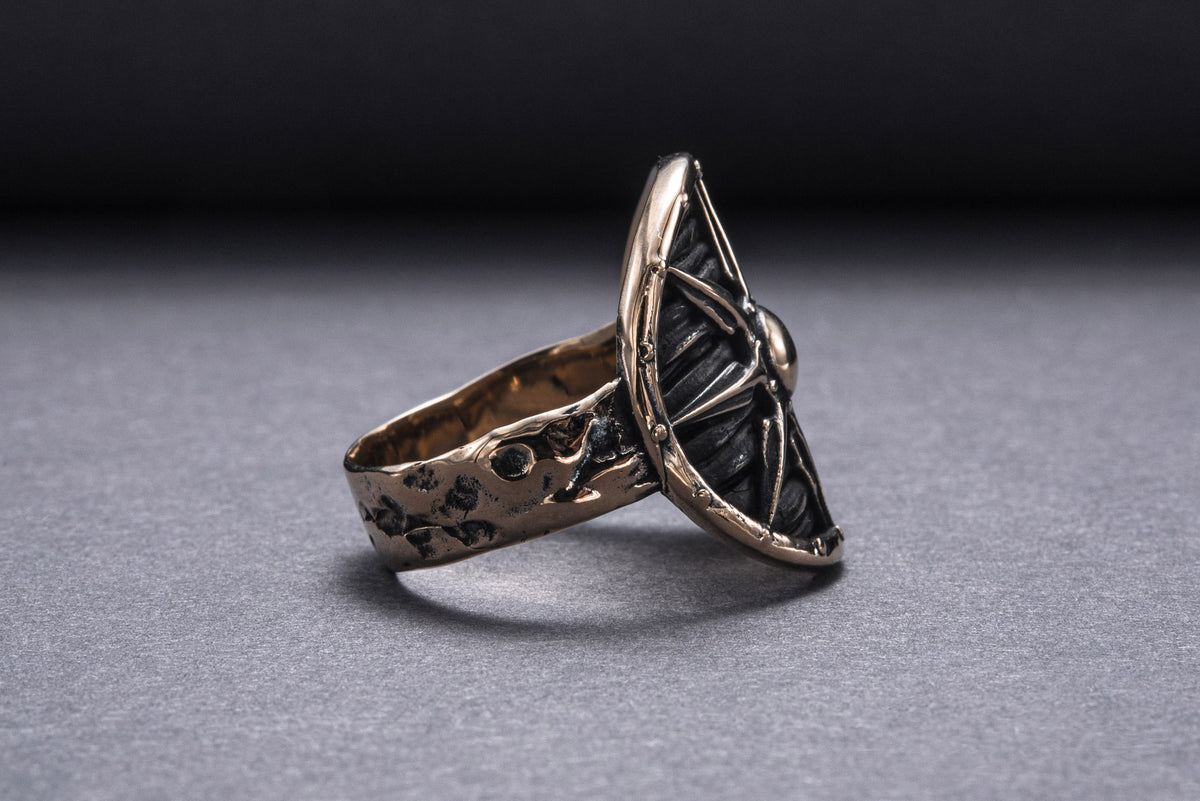 Bague Casque Alva — Bronze