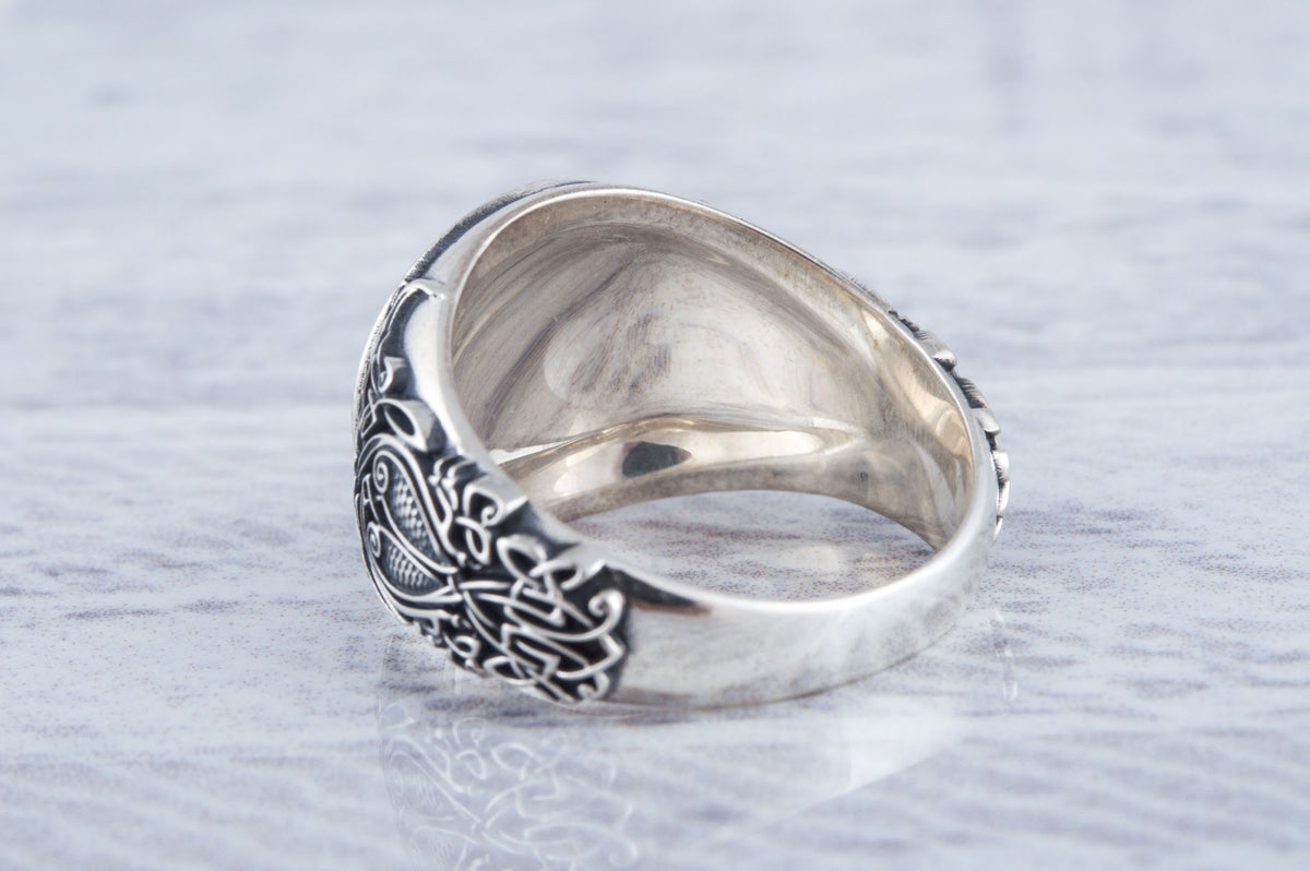 Bague Aegishjalmur et Ornement Ivar — Argent 925