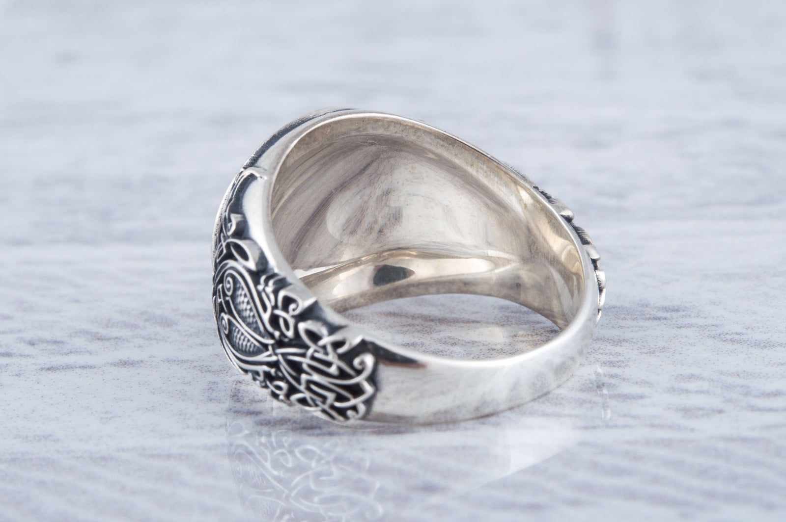 Bague Aegishjalmur et Ornement Ivar — Argent 925