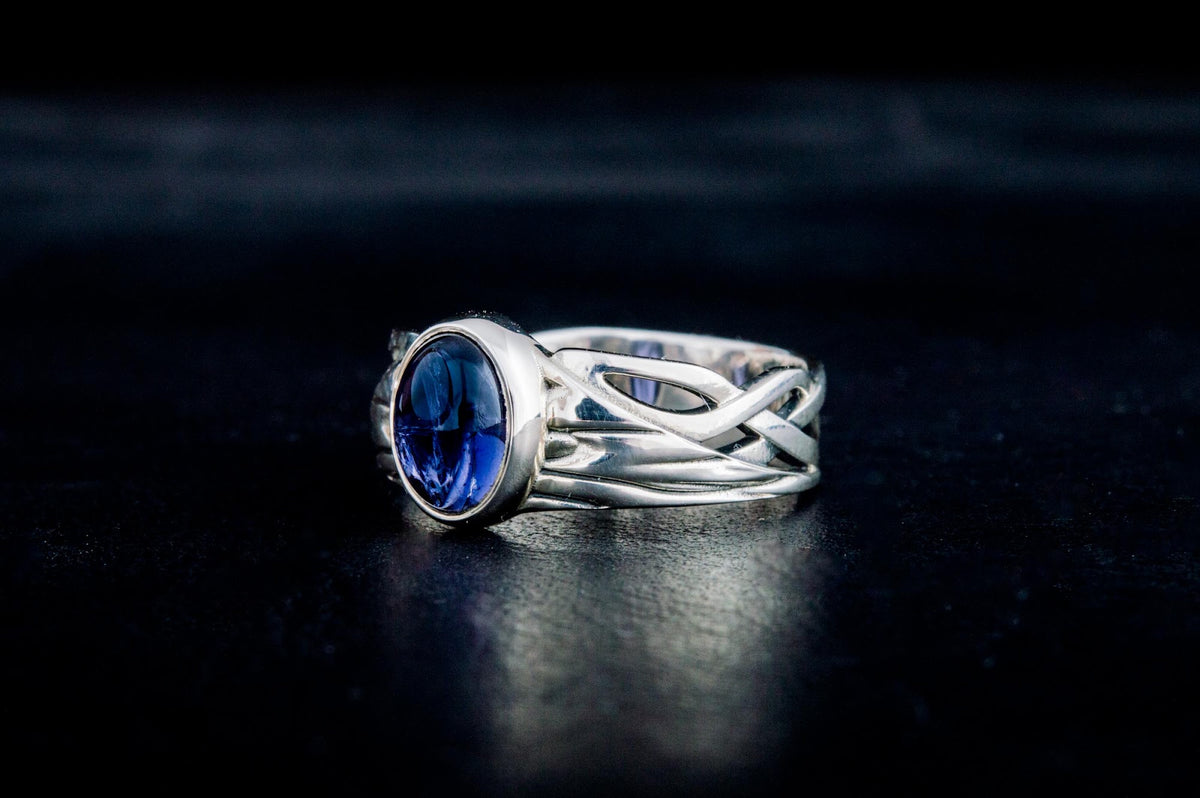 Bague Cabochon Bergthor — Argent 925