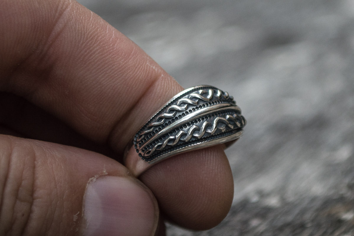 Bague Anneau Viking Ulf — Argent 925
