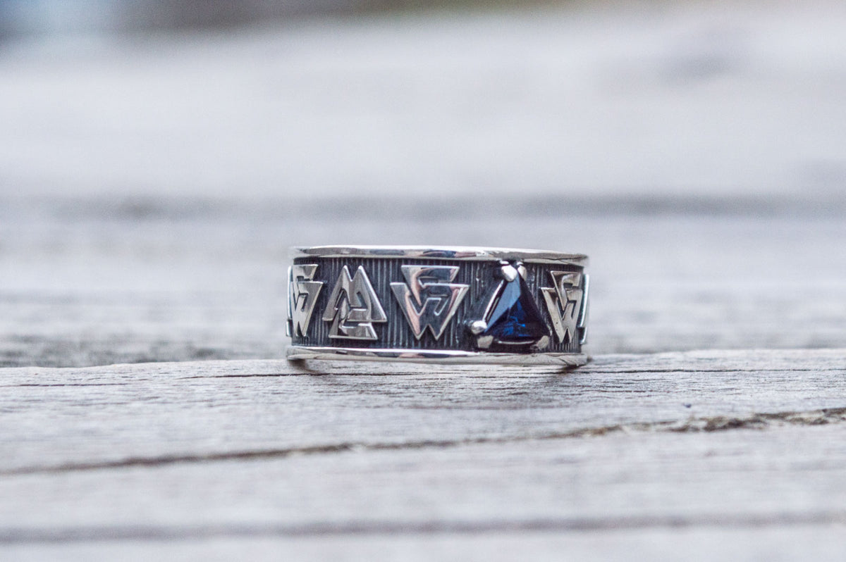 Bague Anneau Viking Bjorn — Argent 925