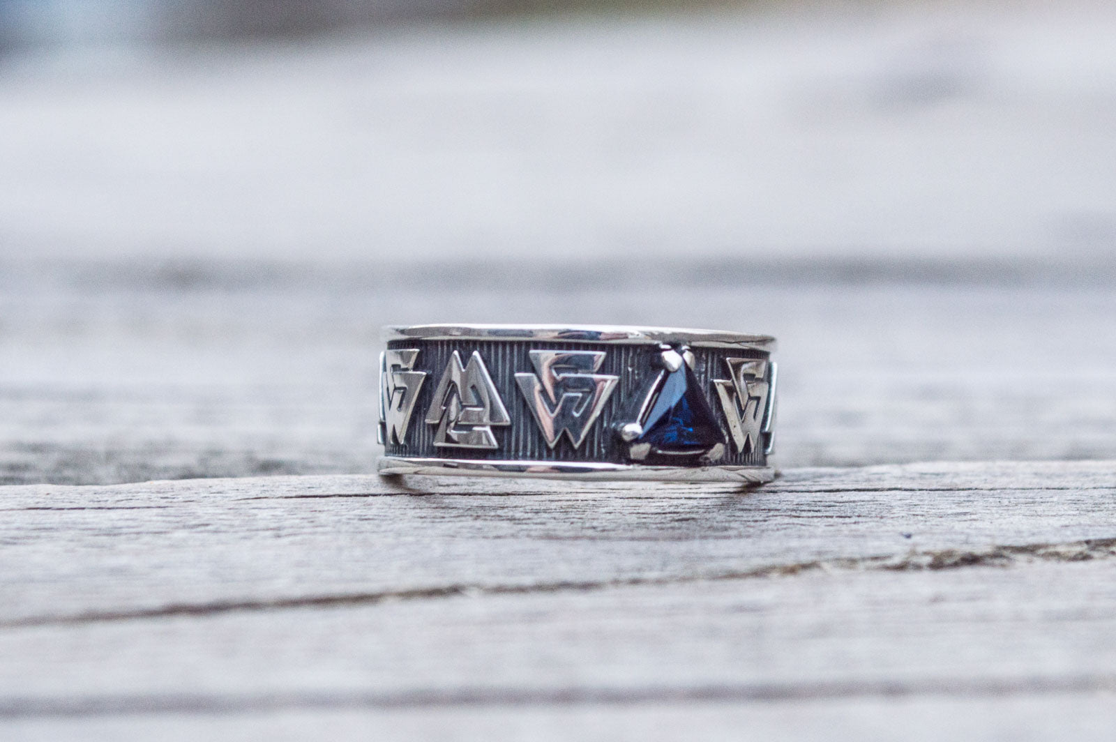 Bague Anneau Viking Bjorn — Argent 925