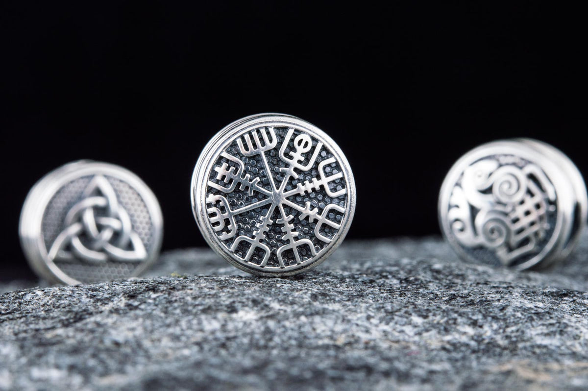 Pendentif Soleil Noir Ragnar — Argent 925