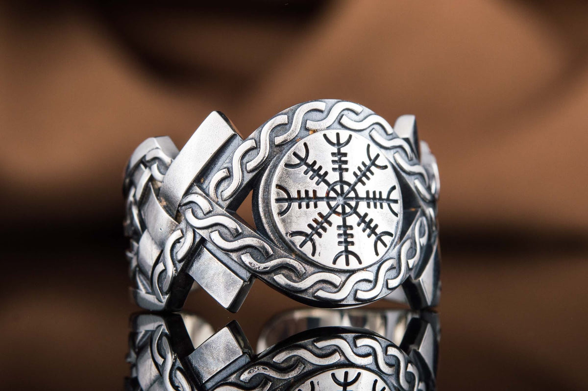 Bague Chevalière Viking Bjorn — Argent 925