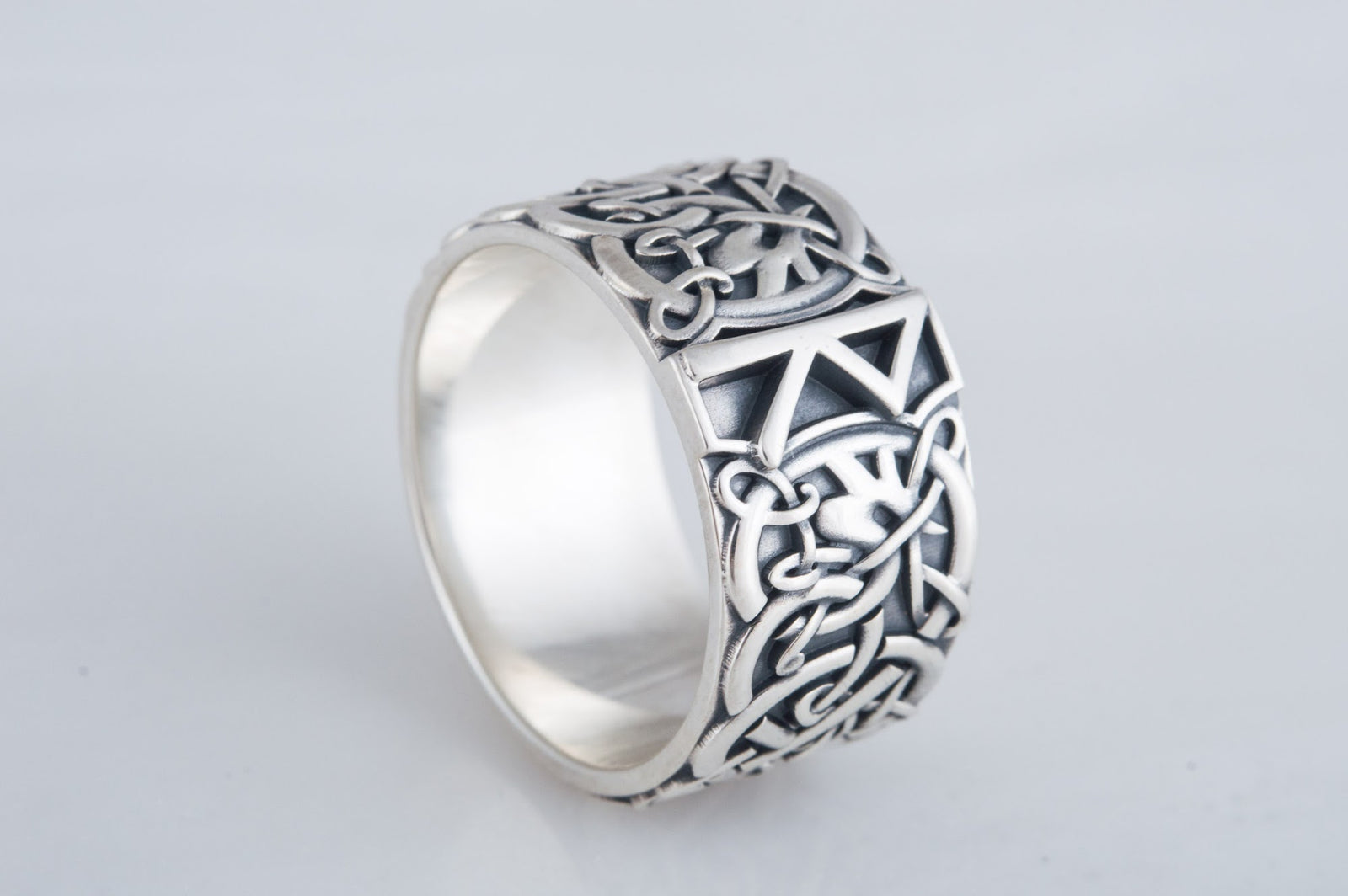 Bague Runique Leif — Argent 925