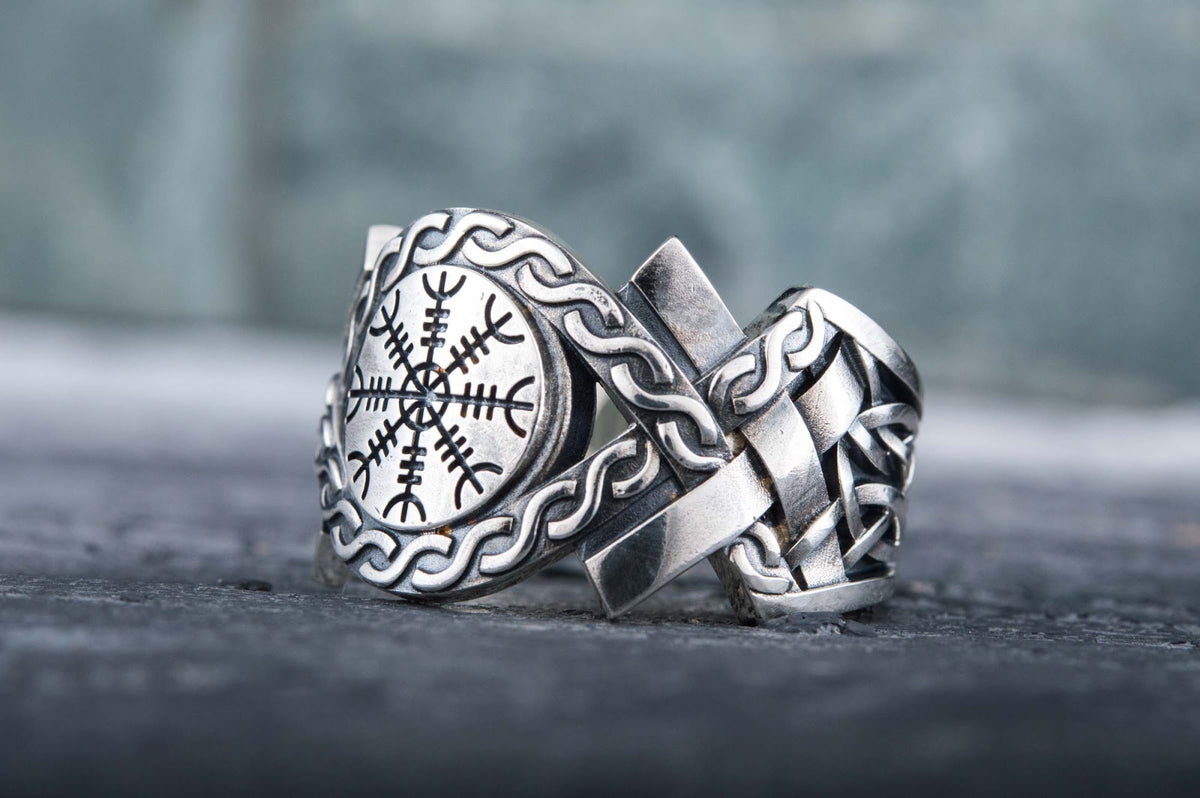 Bague Chevalière Viking Bjorn — Argent 925