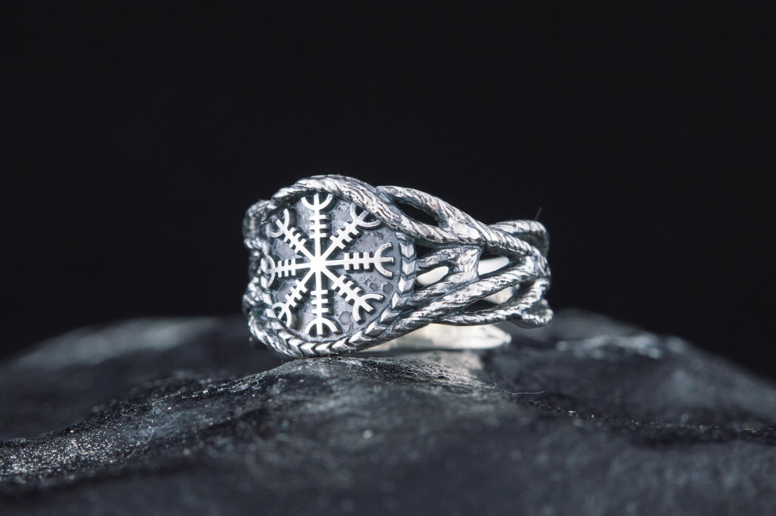 Bague Aegishjalmur — Argent 925