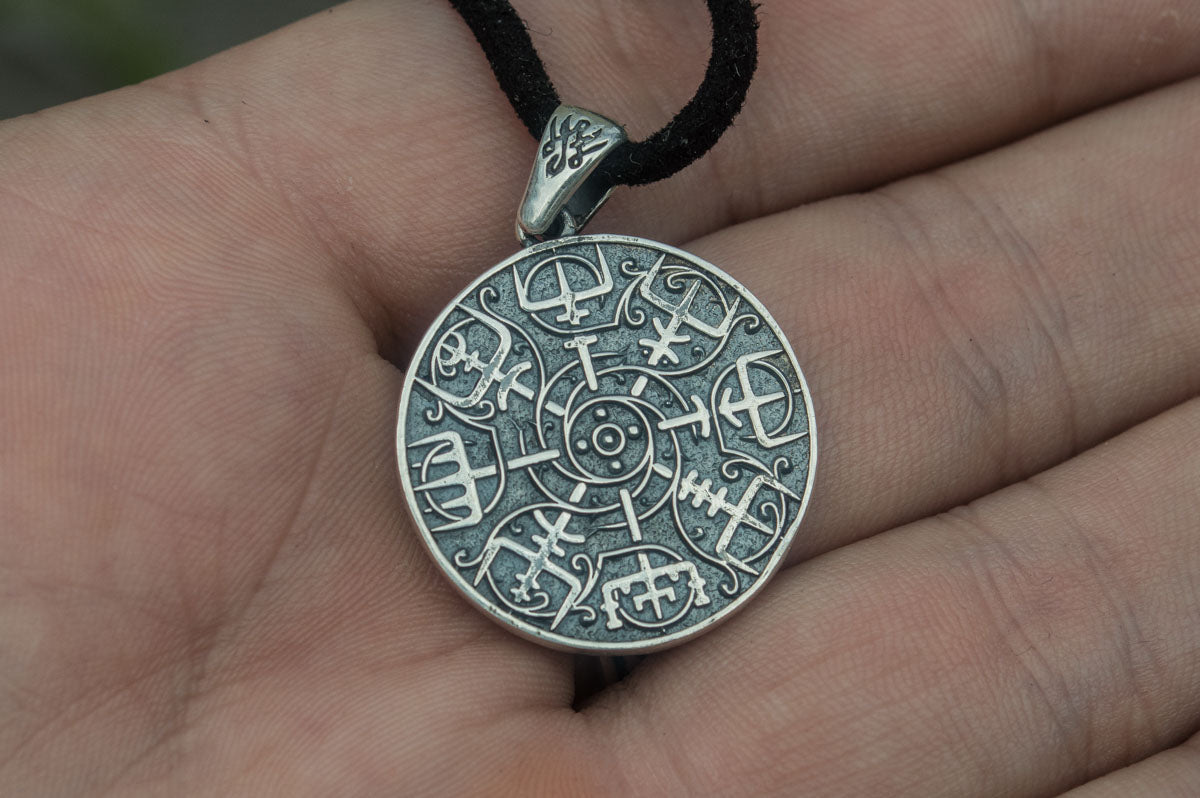 Pendentif Vegvisir — Argent 925