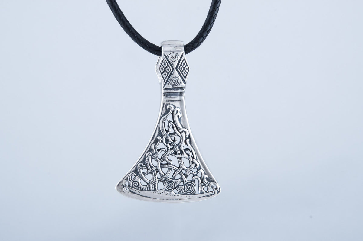 Pendentif Hache et Style Mammen — Argent 925