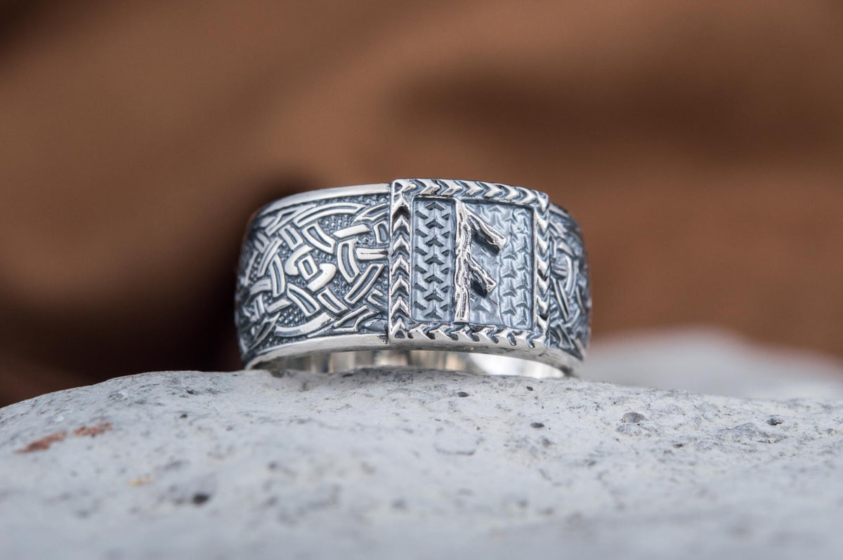 Bague Runique Bjorn — Argent 925