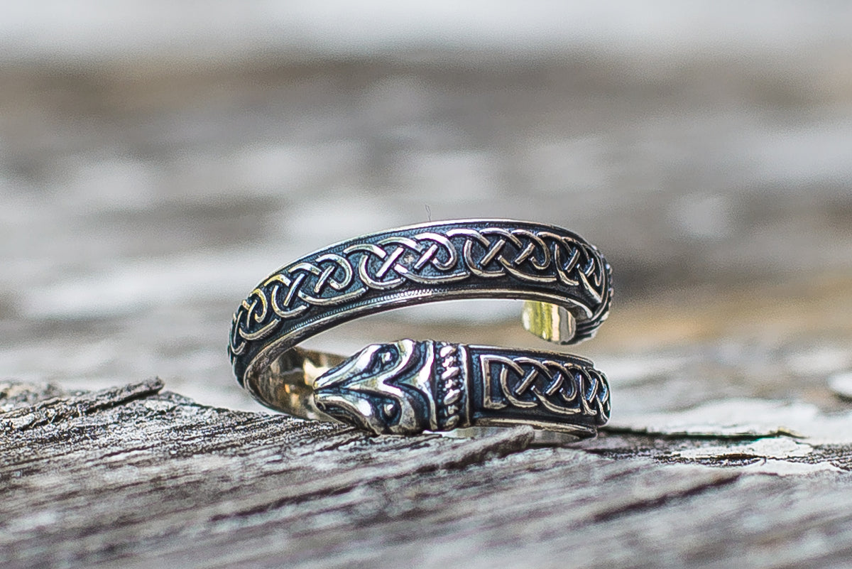 Bague Ornement Serpent — Argent 925