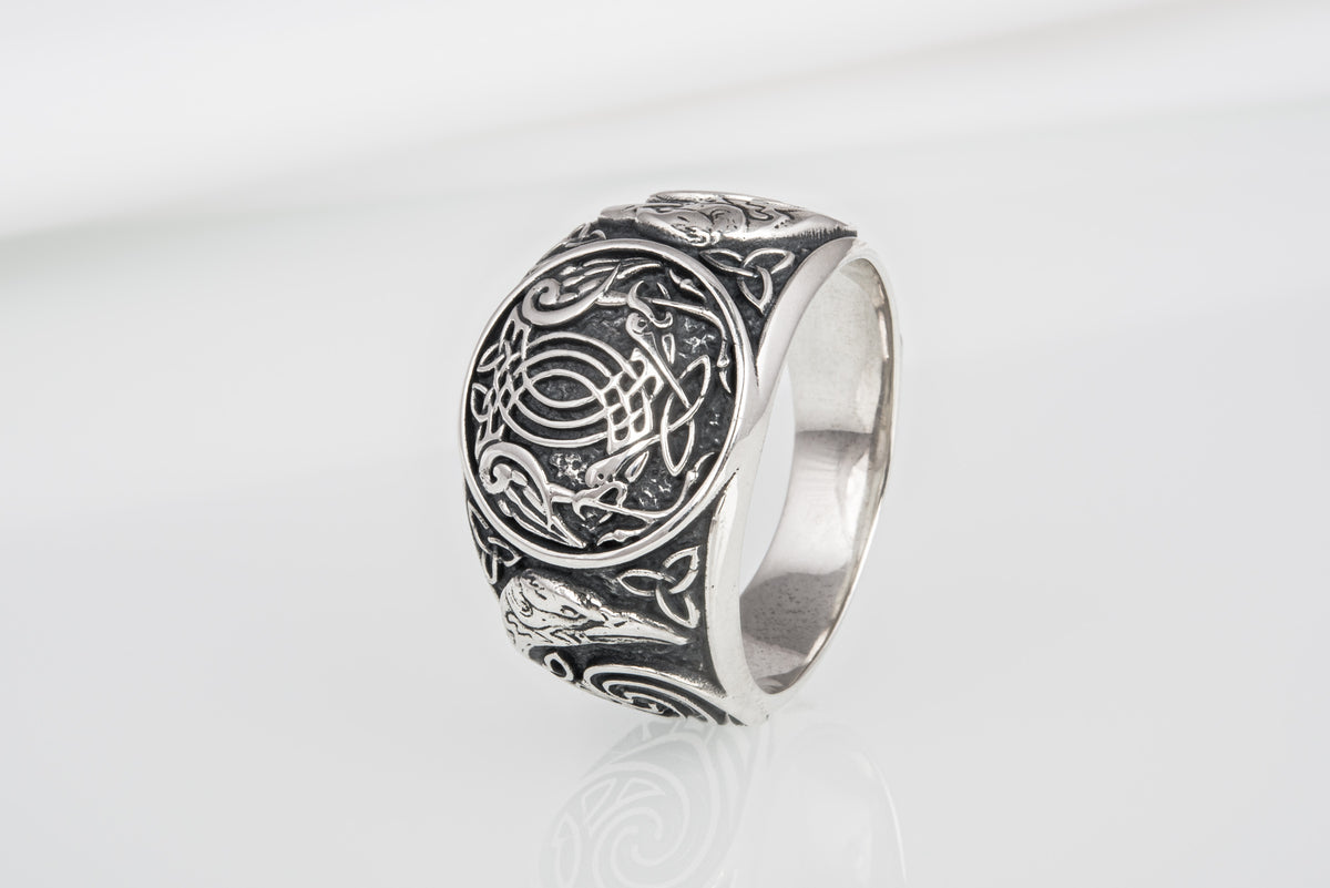 Bague Viking Midgard — Argent 925