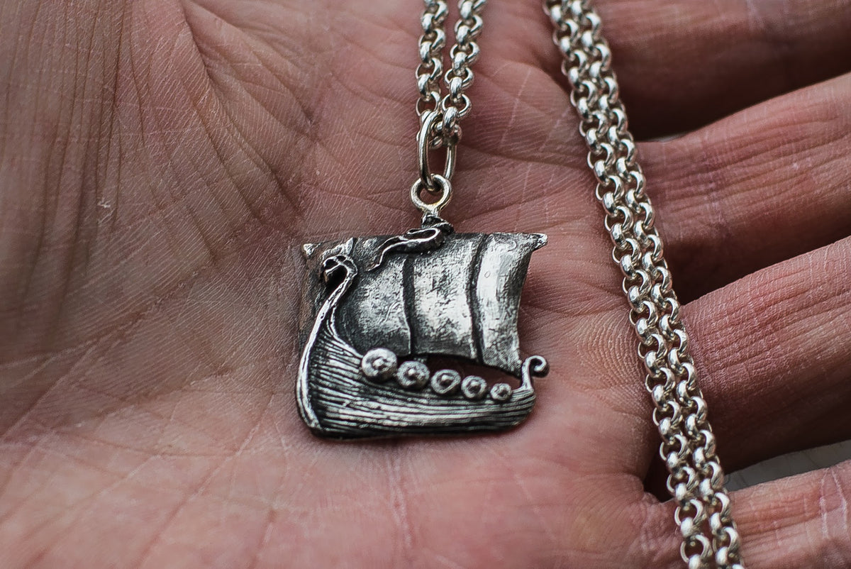 Pendentif Navire — Argent 925