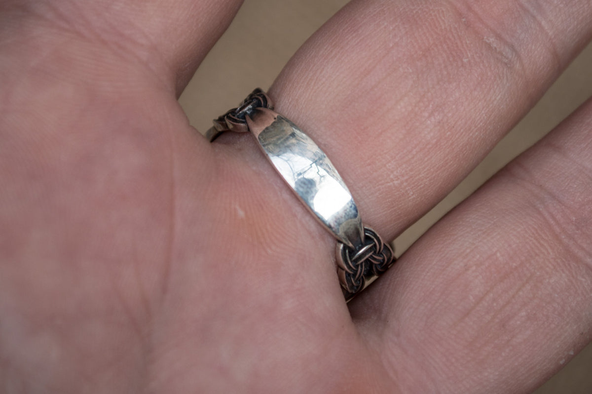 Bague Chevalière Viking Sigurd — Argent 925