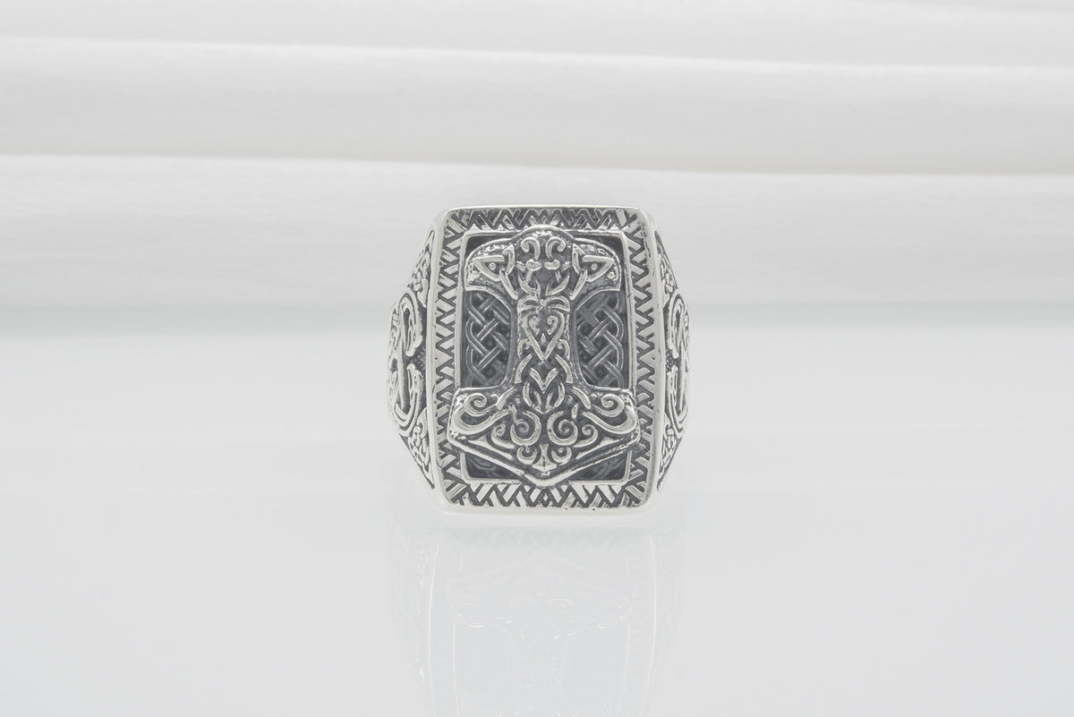 Bague Mjölnir et Chevalière — Argent 925