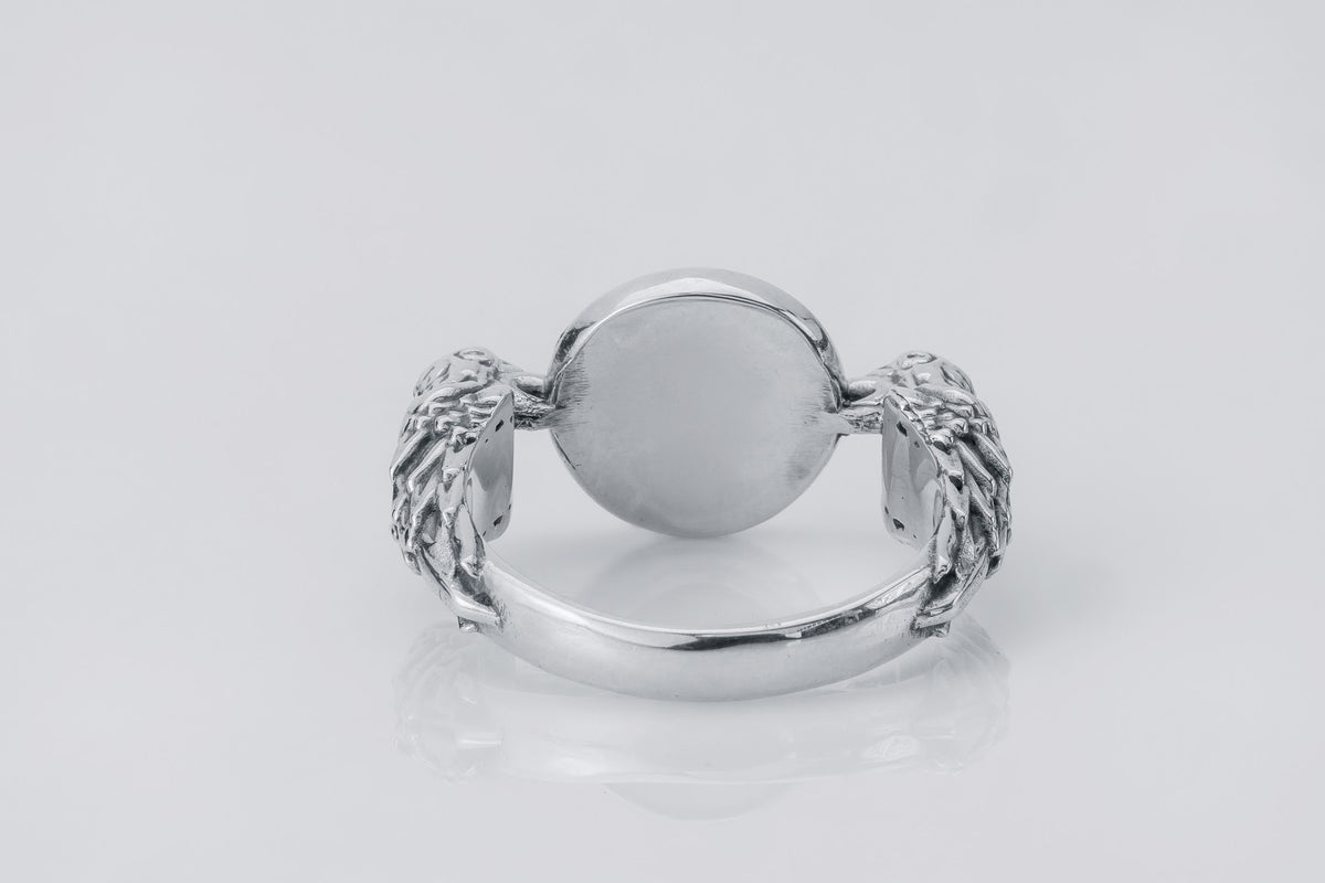 Bague Vegvisir et Hugin — Argent 925