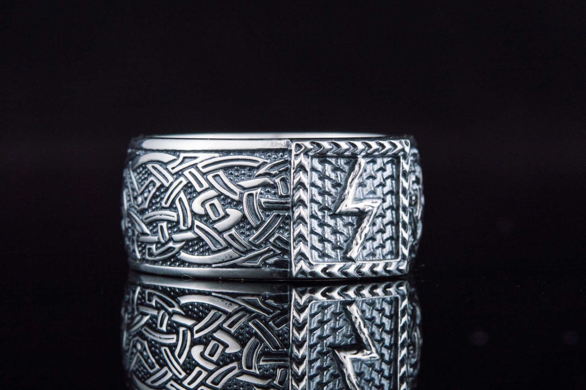 Bague Runique Ivar — Argent 925