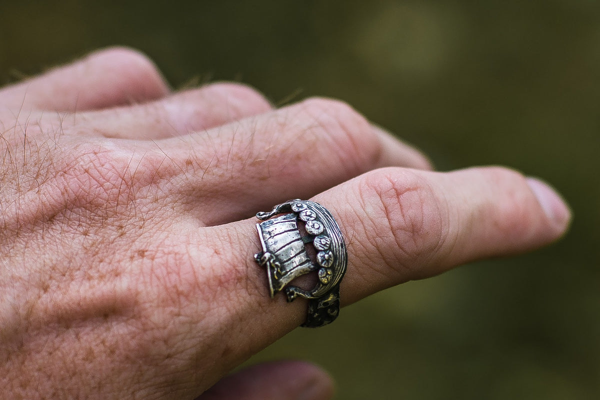 Bague Drakkar — Argent 925