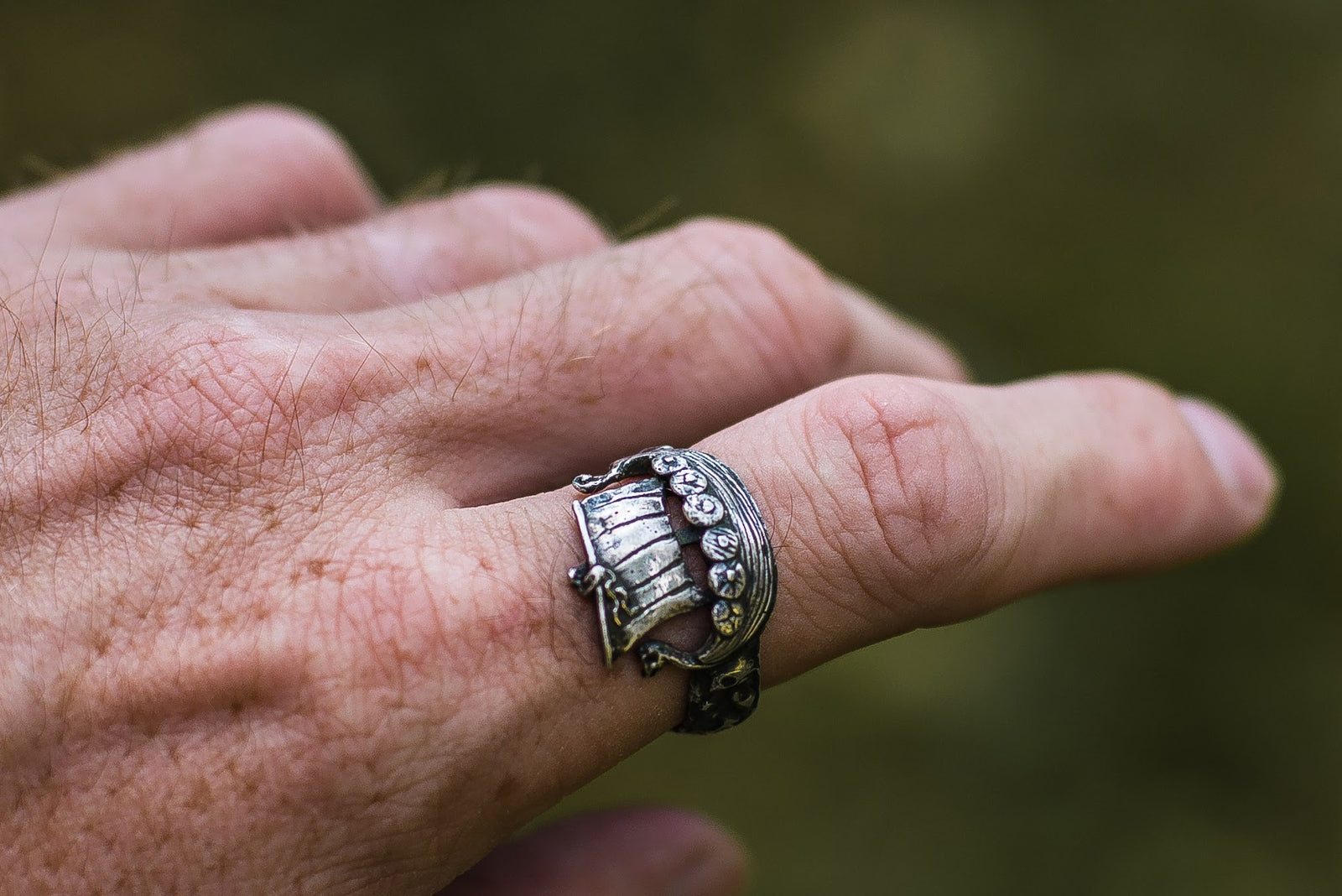 Bague Drakkar — Argent 925