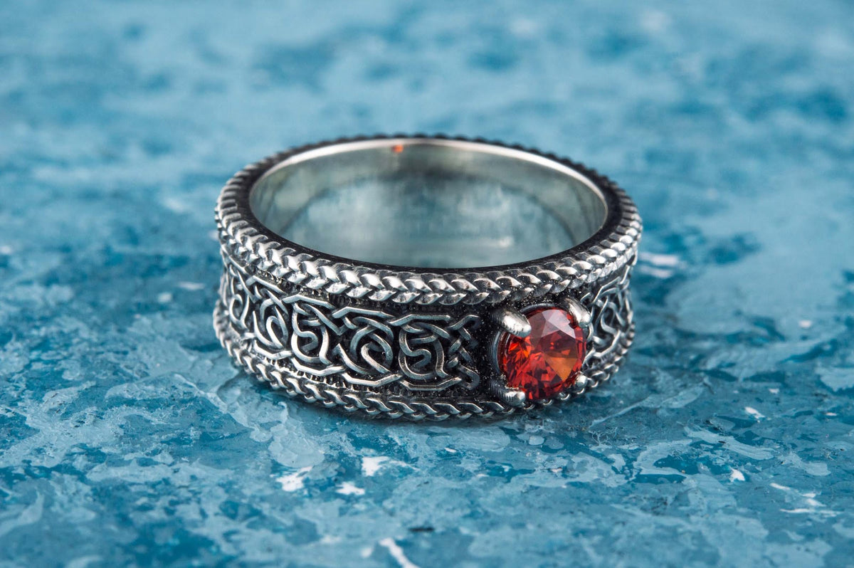 Bague Ornement Halvar — Argent 925