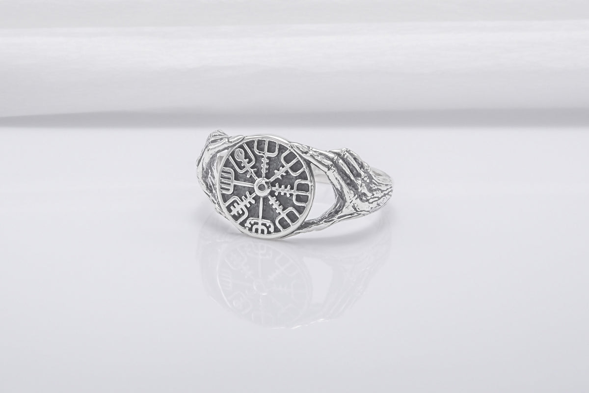 Bague Minimaliste Vegvisir — Argent 925
