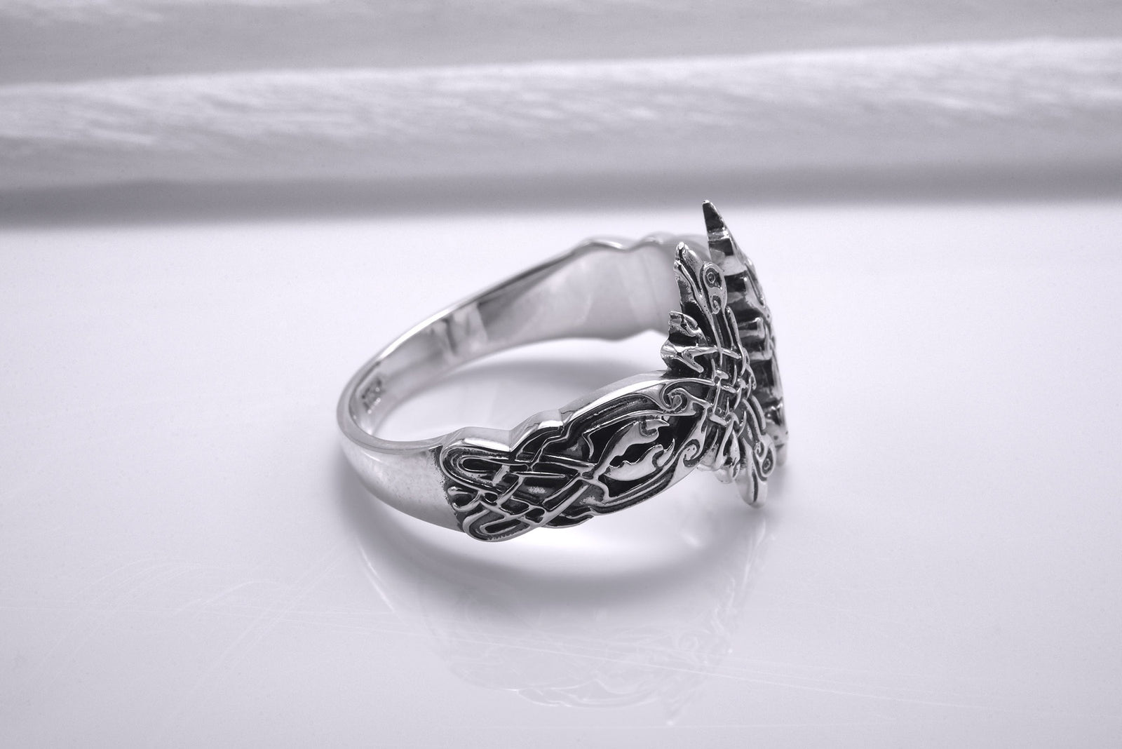 Bague Symboles Vikings Sigurd — Argent 925