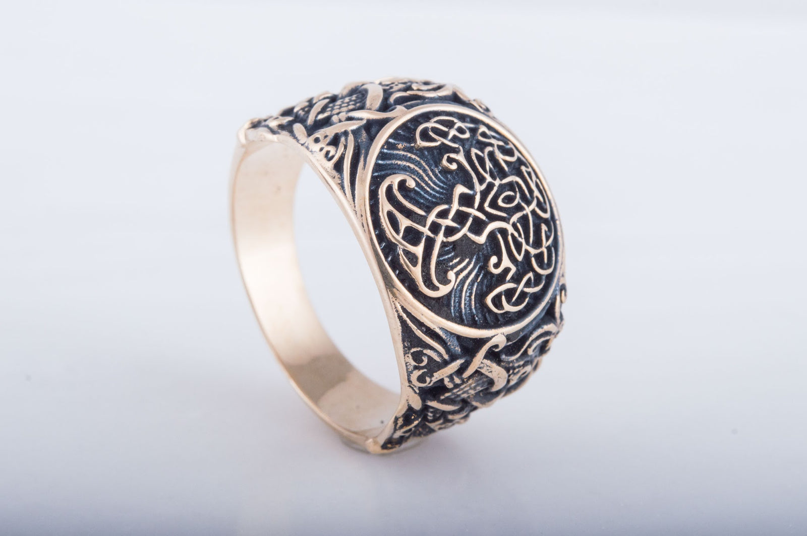 Bague Yggdrasil et Style Mammen — Bronze